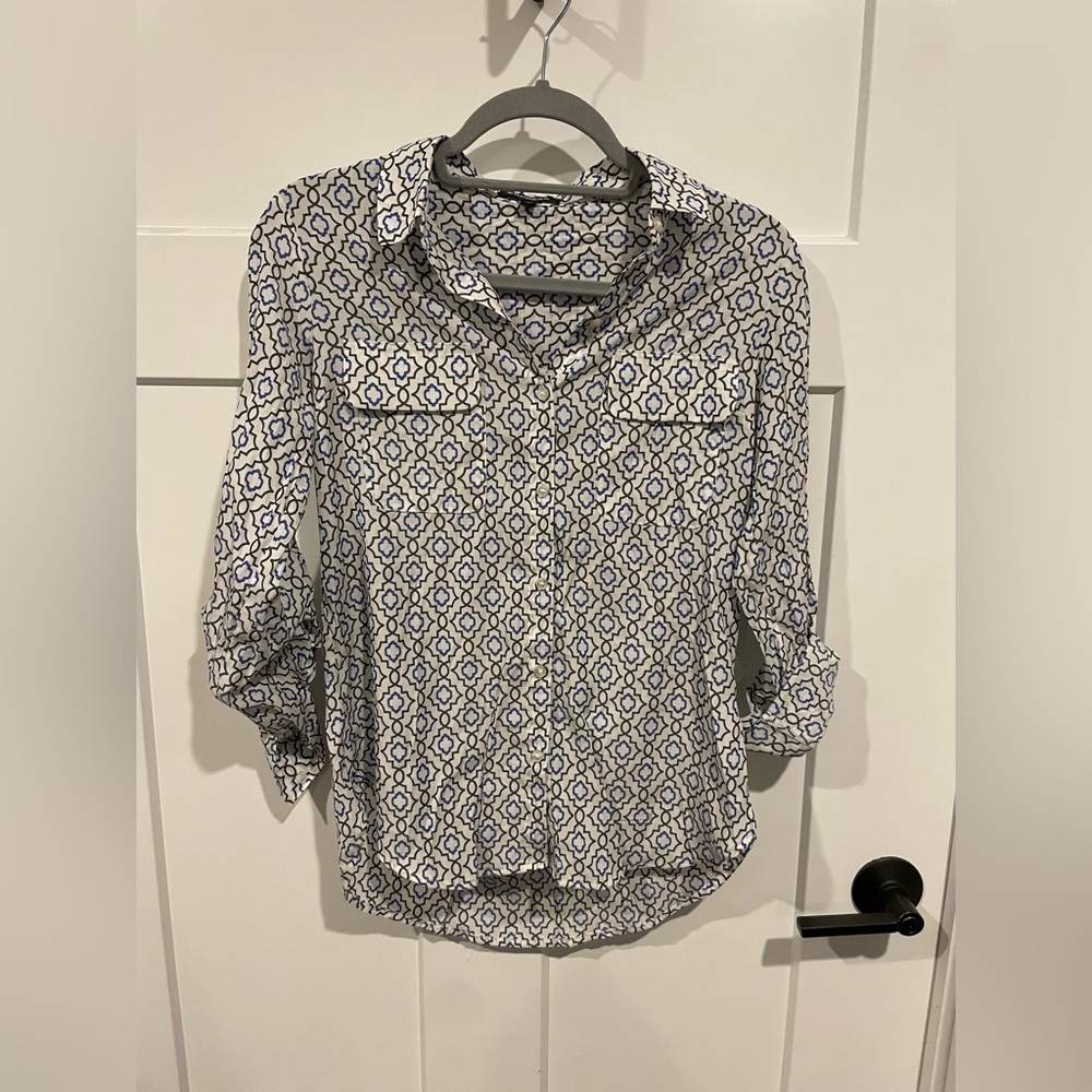 Blouse Express Ultra Soft Great Conditon Size XS